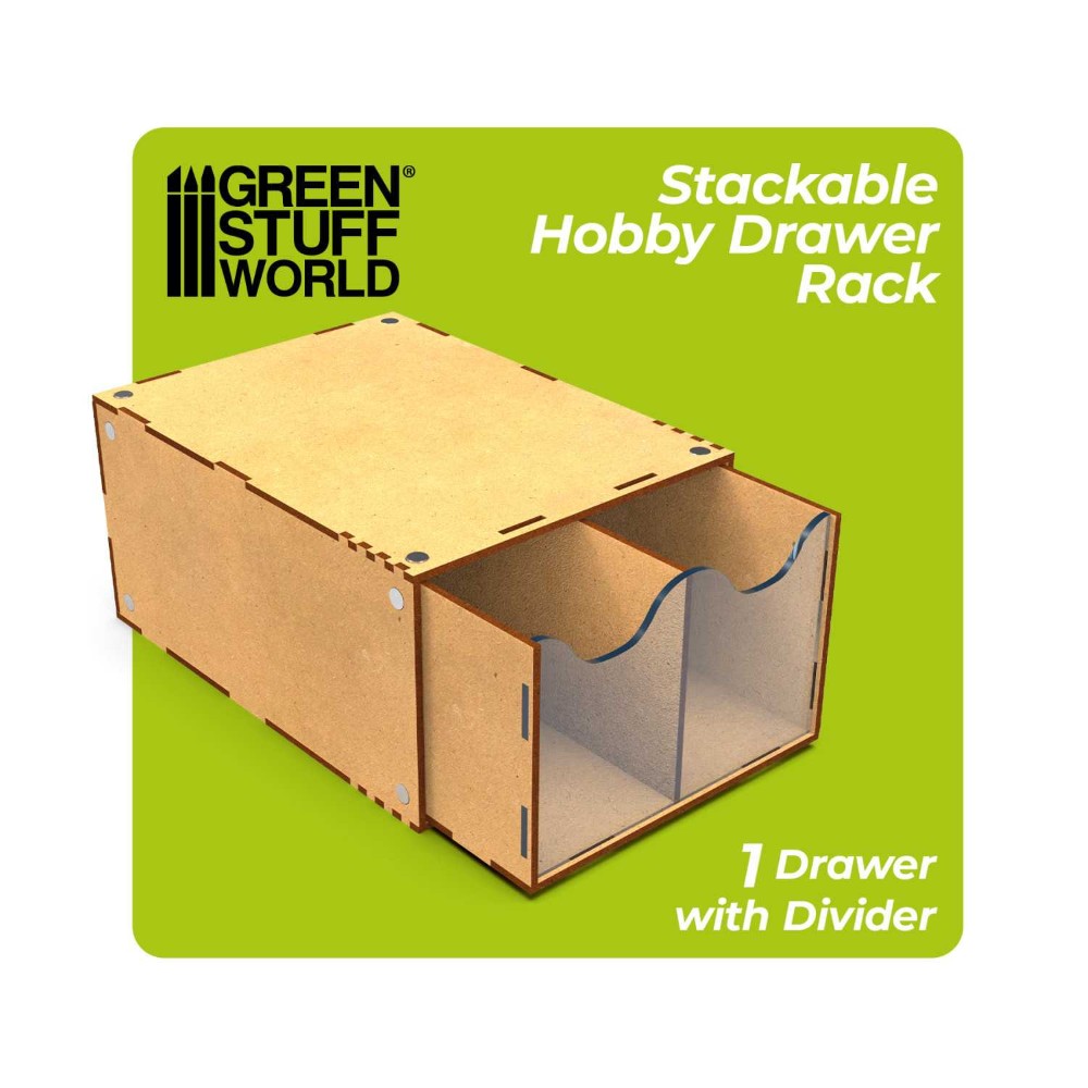 Fél tárolómodul 2 függőleges fiókkal